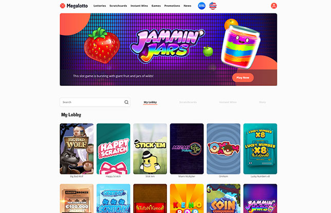 Slots from Mega Lotto Casino.