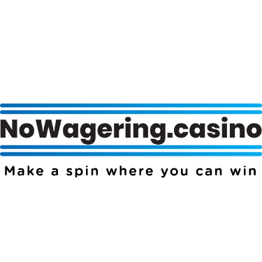 No Wagering Casino logo with slogan