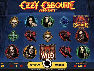 Ozzy Osbourne Video Slots