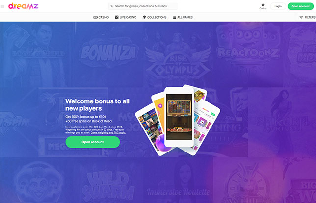 dreamz casino mobiili kasino